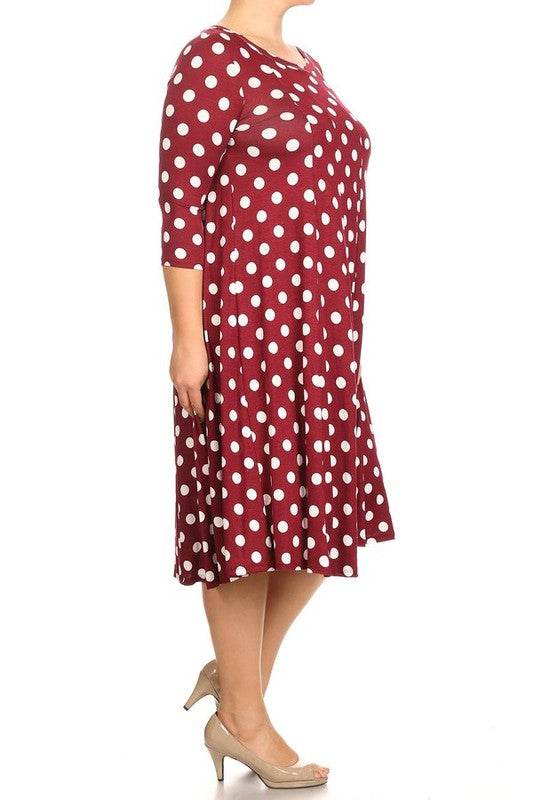 Polka dot midi dress in relaxed fit - Shop Style & More | Fresh Looks, Everyday Deals & Free Shipping