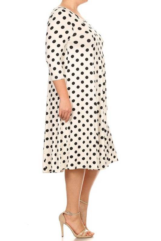 Polka dot midi dress in relaxed fit - Shop Style & More | Fresh Looks, Everyday Deals & Free Shipping