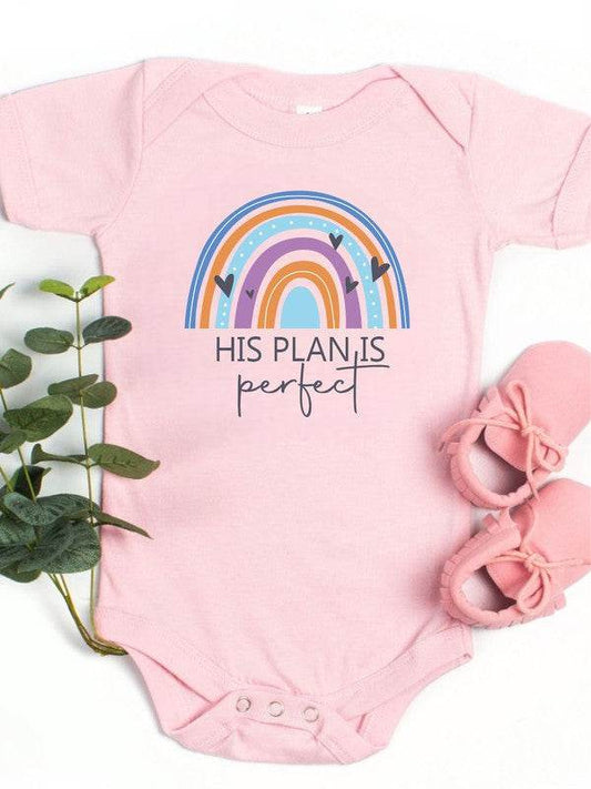 His Plan is Perfect Baby Onesie - Shop Style & More | Fresh Looks, Everyday Deals & Free Shipping