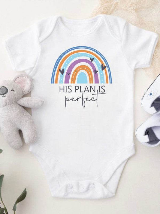 His Plan is Perfect Baby Onesie - Shop Style & More | Fresh Looks, Everyday Deals & Free Shipping