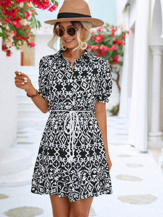 Women Print Button Down Jumpsuit - Shop Style & More | Fresh Looks, Everyday Deals & Free Shipping