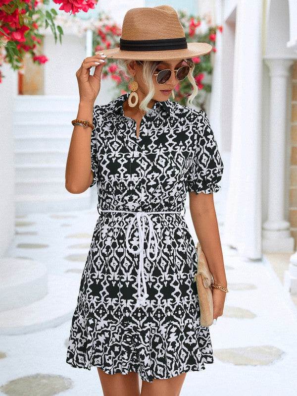 Women Print Button Down Jumpsuit - Shop Style & More | Fresh Looks, Everyday Deals & Free Shipping