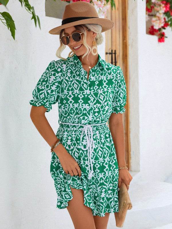 Women Print Button Down Jumpsuit - Shop Style & More | Fresh Looks, Everyday Deals & Free Shipping