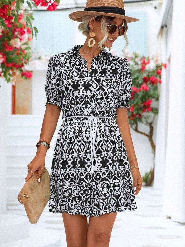Women Print Button Down Jumpsuit - Shop Style & More | Fresh Looks, Everyday Deals & Free Shipping
