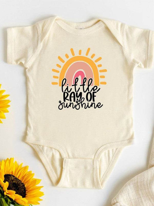 Pink - Girl Little Ray Of Sunshine Baby Onesie - Shop Style & More | Fresh Looks, Everyday Deals & Free Shipping