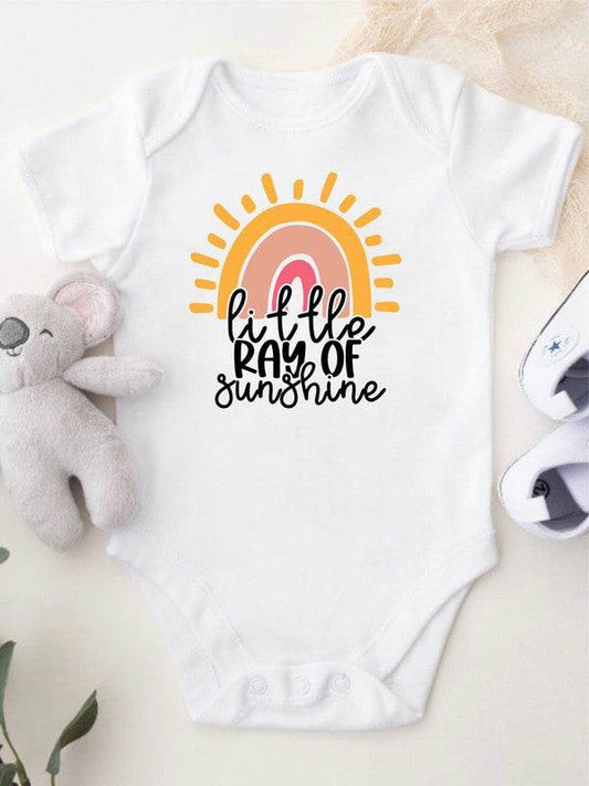 Pink - Girl Little Ray Of Sunshine Baby Onesie - Shop Style & More | Fresh Looks, Everyday Deals & Free Shipping