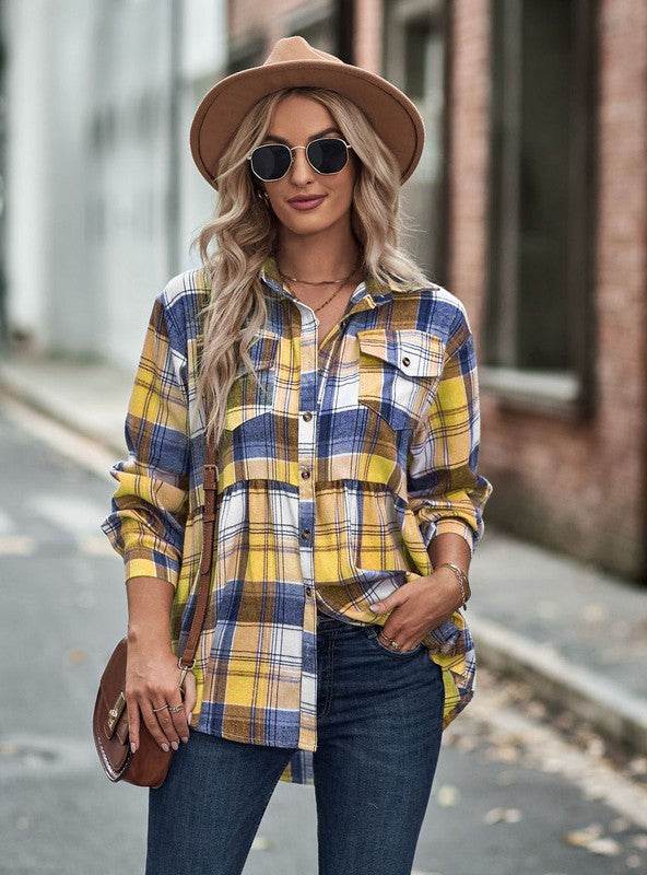 Plaid long sleeve shirt - Shop Style & More | Fresh Looks, Everyday Deals & Free Shipping