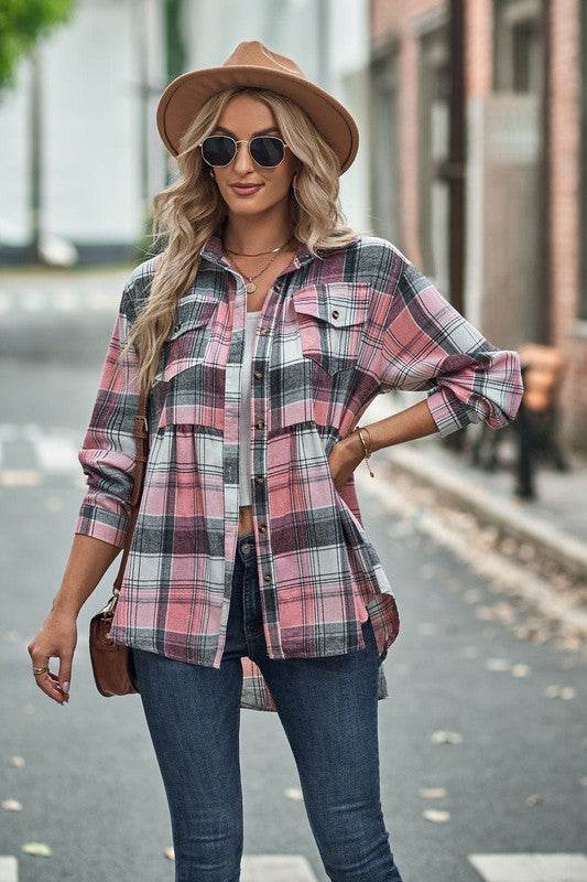 Plaid long sleeve shirt - Shop Style & More | Fresh Looks, Everyday Deals & Free Shipping