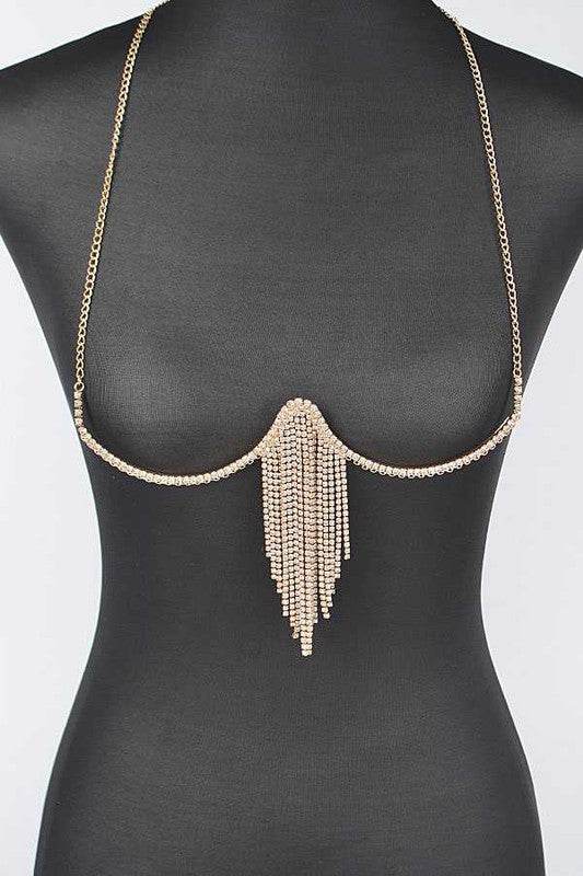 Fringe Rhinestone Iconic Bra Chain - Shop Style & More | Fresh Looks, Everyday Deals & Free Shipping