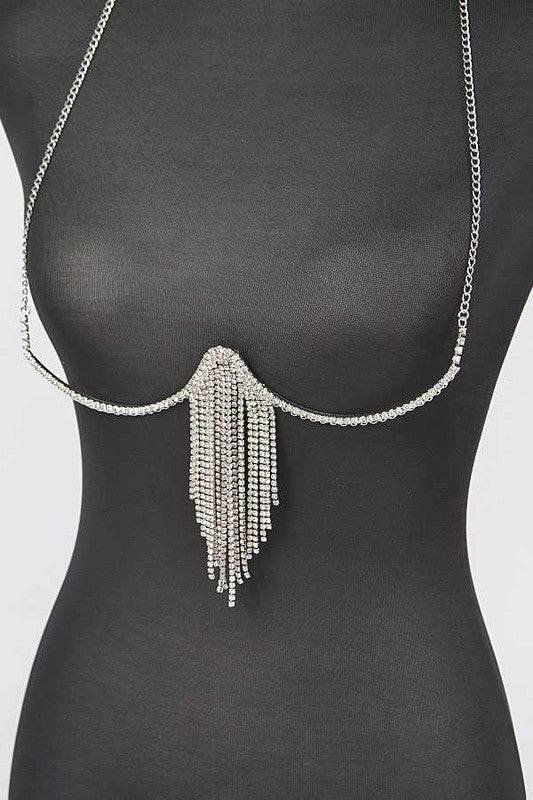 Fringe Rhinestone Iconic Bra Chain - Shop Style & More | Fresh Looks, Everyday Deals & Free Shipping