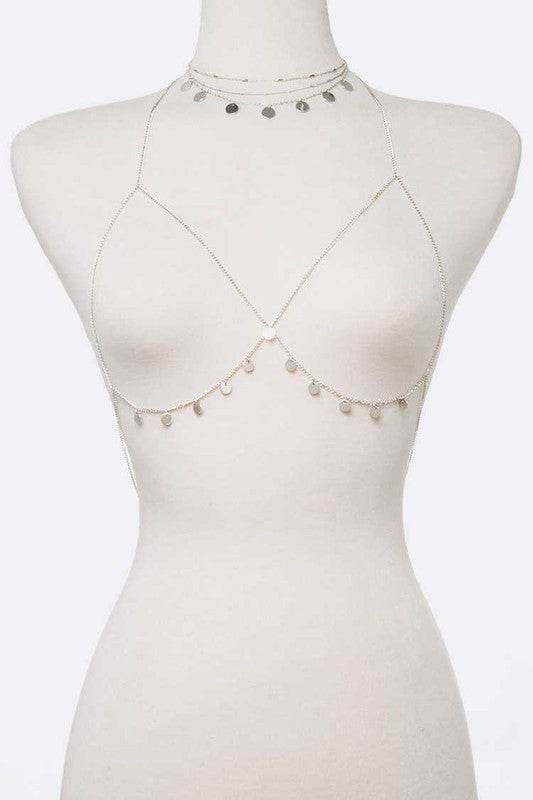 2 In 1 Fringe Disk Bra Chain Set - Shop Style & More | Fresh Looks, Everyday Deals & Free Shipping