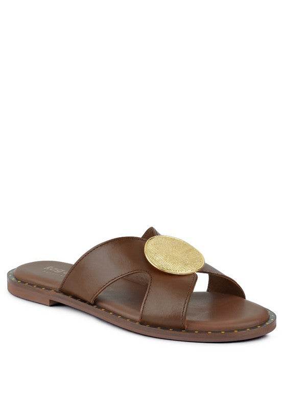 EUDORA Embellished Tan Slip-Ons - Shop Style & More | Fresh Looks, Everyday Deals & Free Shipping