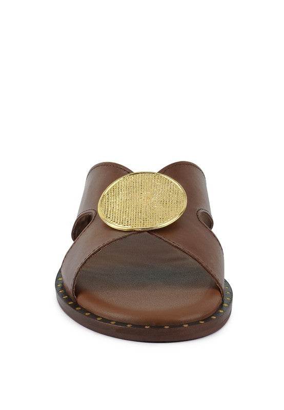 EUDORA Embellished Tan Slip-Ons - Shop Style & More | Fresh Looks, Everyday Deals & Free Shipping