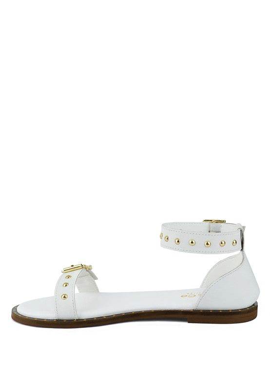ROSEMARY Buckle Straps Flat Sandals - Shop Style & More | Fresh Looks, Everyday Deals & Free Shipping