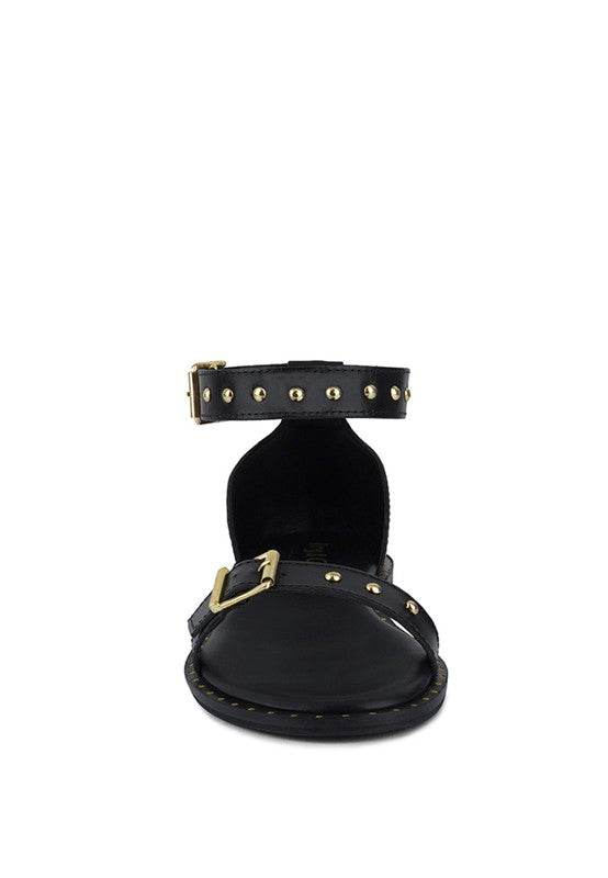 ROSEMARY Buckle Straps Flat Sandals - Shop Style & More | Fresh Looks, Everyday Deals & Free Shipping
