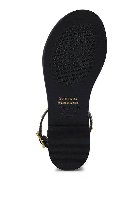 ROSEMARY Buckle Straps Flat Sandals - Shop Style & More | Fresh Looks, Everyday Deals & Free Shipping