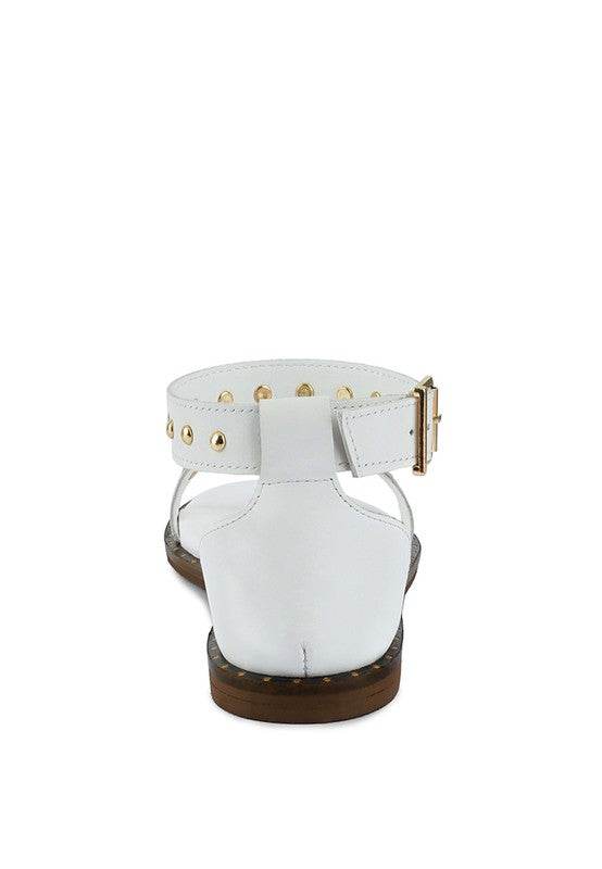 ROSEMARY Buckle Straps Flat Sandals - Shop Style & More | Fresh Looks, Everyday Deals & Free Shipping