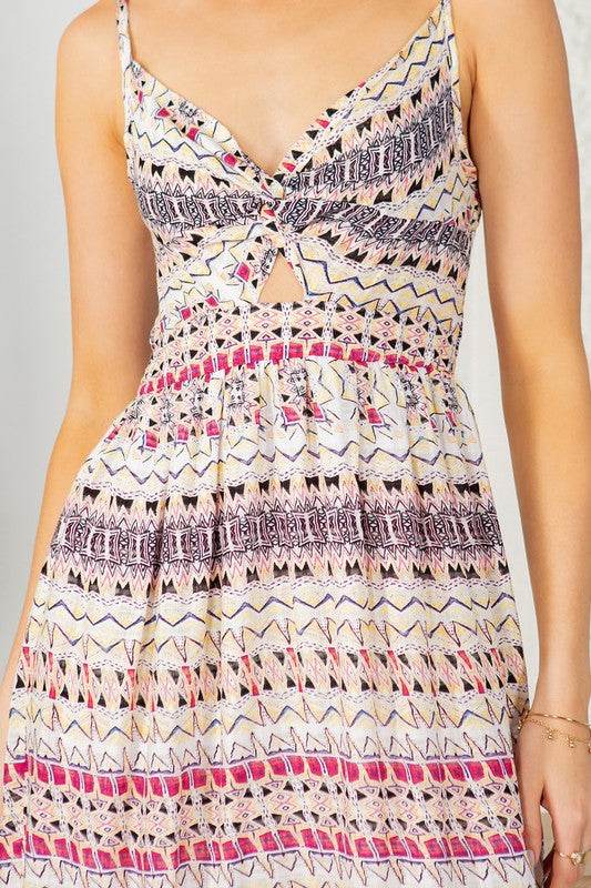 Tribal Print Tiered Dress - Shop Style & More | Fresh Looks, Everyday Deals & Free Shipping