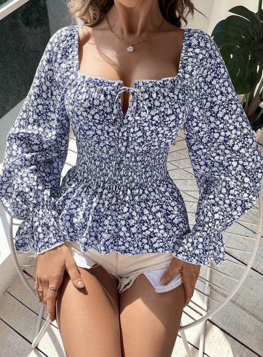 Floral Peplum Blouse - Shop Style & More | Fresh Looks, Everyday Deals & Free Shipping