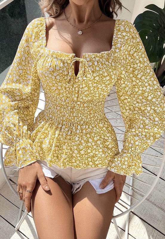 Floral Peplum Blouse - Shop Style & More | Fresh Looks, Everyday Deals & Free Shipping