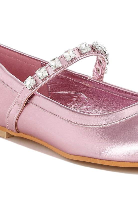 Gloxinia Metallic Mary Jane Ballerinas - Shop Style & More | Fresh Looks, Everyday Deals & Free Shipping