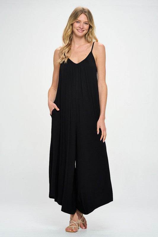 Made in USA Modal Spandex Soft Knit Jumpsuit - Shop Style & More | Fresh Looks, Everyday Deals & Free Shipping
