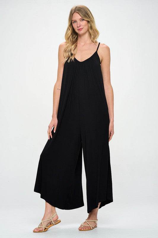 Made in USA Modal Spandex Soft Knit Jumpsuit - Shop Style & More | Fresh Looks, Everyday Deals & Free Shipping
