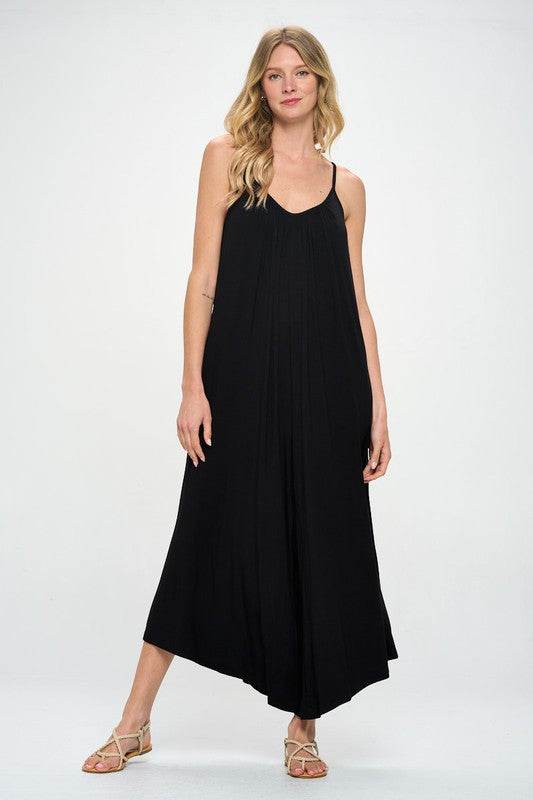 Made in USA Modal Spandex Soft Knit Jumpsuit - Shop Style & More | Fresh Looks, Everyday Deals & Free Shipping