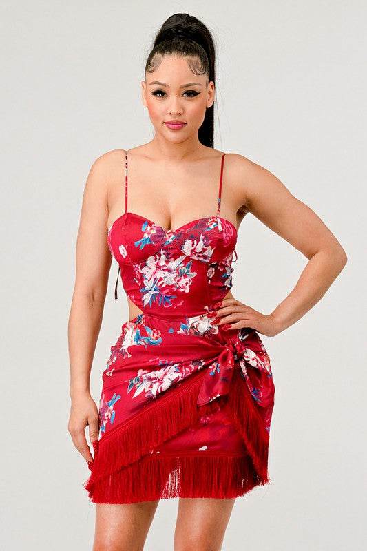 Athina Kimono floral print mini dress - Shop Style & More | Fresh Looks, Everyday Deals & Free Shipping