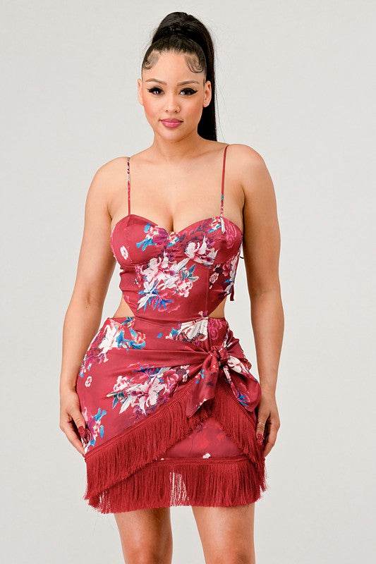 Athina Kimono floral print mini dress - Shop Style & More | Fresh Looks, Everyday Deals & Free Shipping