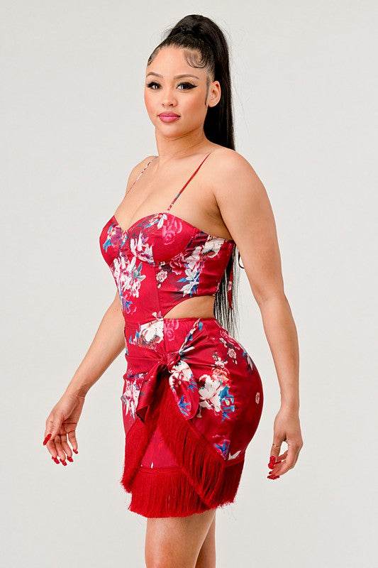 Athina Kimono floral print mini dress - Shop Style & More | Fresh Looks, Everyday Deals & Free Shipping