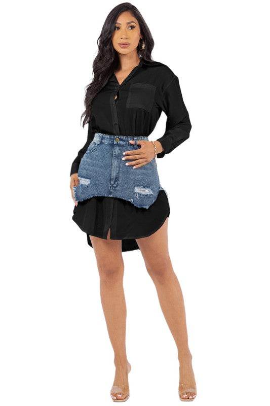 SEXY FASHION SHIRT DRESS - Shop Style & More | Fresh Looks, Everyday Deals & Free Shipping