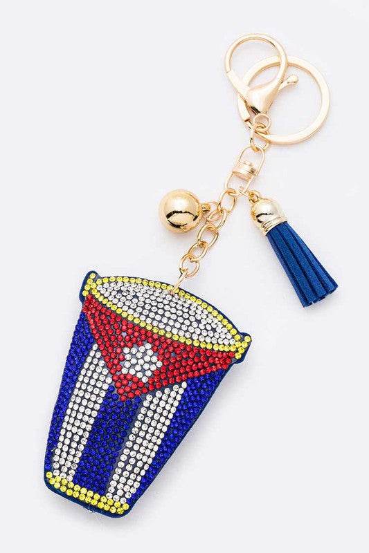Puerto Rican Conga Drum Stone Pillow Key Chain - Shop Style & More | Fresh Looks, Everyday Deals & Free Shipping