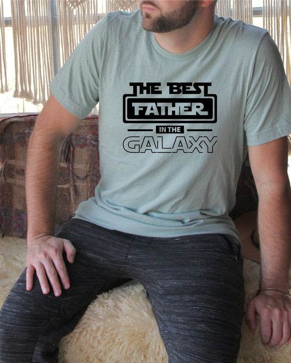 Best Father in the Galaxy Graphic Mens Tee - Shop Style & More | Fresh Looks, Everyday Deals & Free Shipping