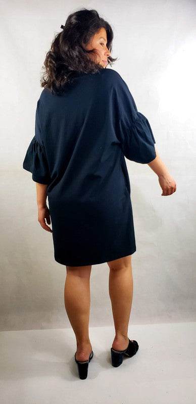 Jersey Dress Black short sleeve with pockets - Shop Style & More | Fresh Looks, Everyday Deals & Free Shipping