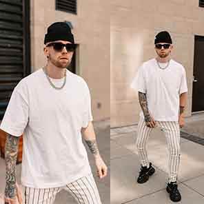 Premium Cotton Drop Shoulder Tee - Shop Style & More | Fresh Looks, Everyday Deals & Free Shipping