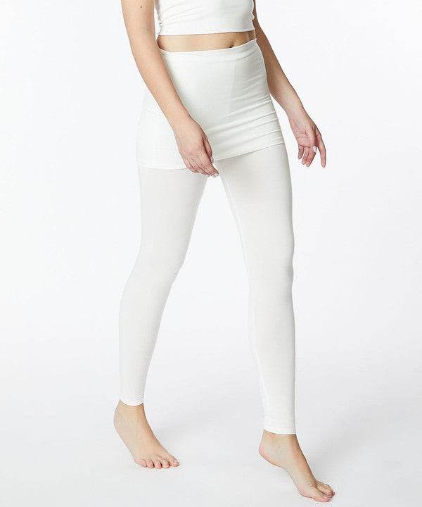 BAMBOO PRE WASHED One Piece Skirted Legging - Shop Style & More | Fresh Looks, Everyday Deals & Free Shipping
