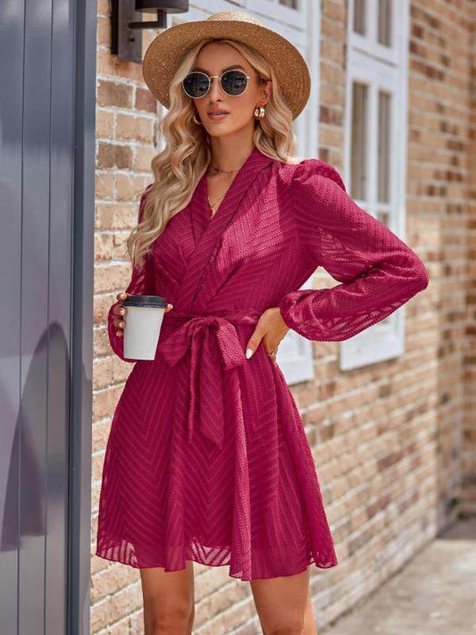 Long sleeve wrap front dress - Shop Style & More | Fresh Looks, Everyday Deals & Free Shipping