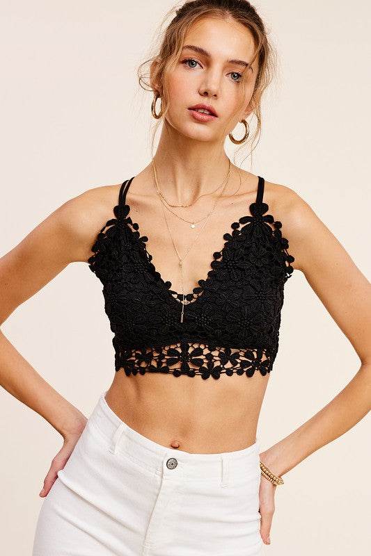 Crochet Lace Bralette Top - Shop Style & More | Fresh Looks, Everyday Deals & Free Shipping
