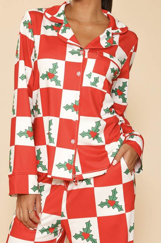 Holiday Christmas pajama set - Shop Style & More | Fresh Looks, Everyday Deals & Free Shipping