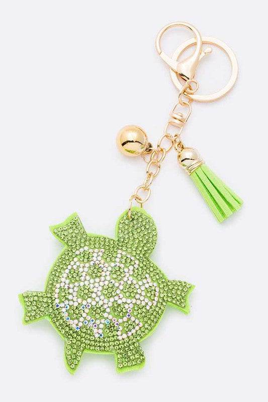 Green Turtle Crystal Iconic Key Chain - Shop Style & More | Fresh Looks, Everyday Deals & Free Shipping