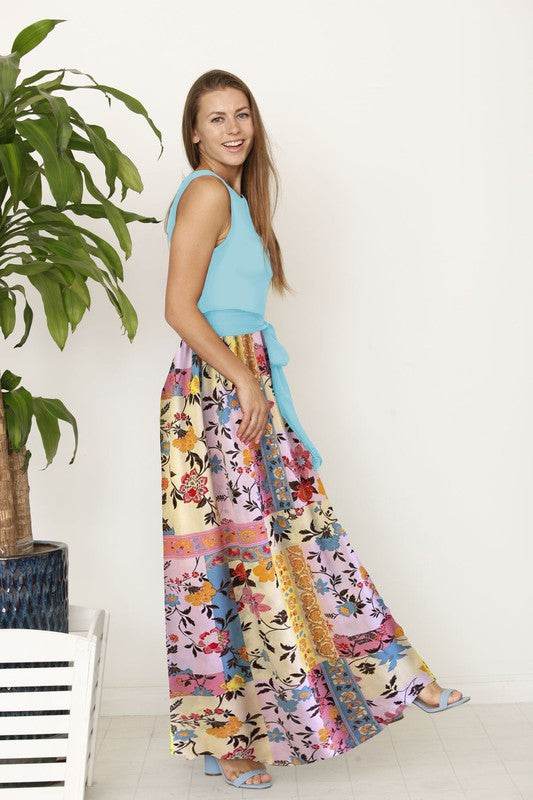 Sleeveless handkerchief woven skirt maxi dress - Shop Style & More | Fresh Looks, Everyday Deals & Free Shipping