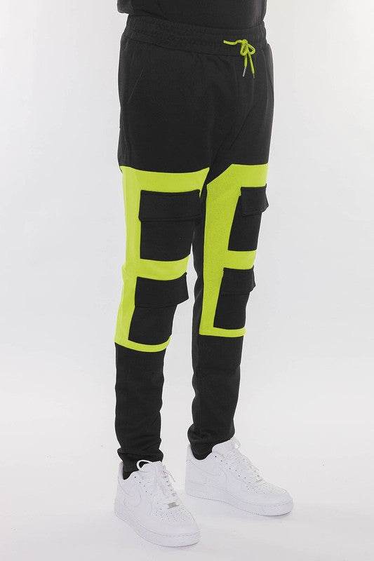 COLOR BLOCK CARGO TRACK PANT - Shop Style & More | Fresh Looks, Everyday Deals & Free Shipping