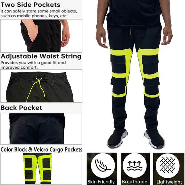 COLOR BLOCK CARGO TRACK PANT - Shop Style & More | Fresh Looks, Everyday Deals & Free Shipping