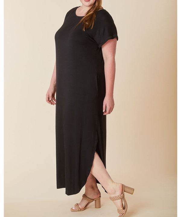 BAMBOO MAXI DRESS CURVY SIZE - Shop Style & More | Fresh Looks, Everyday Deals & Free Shipping