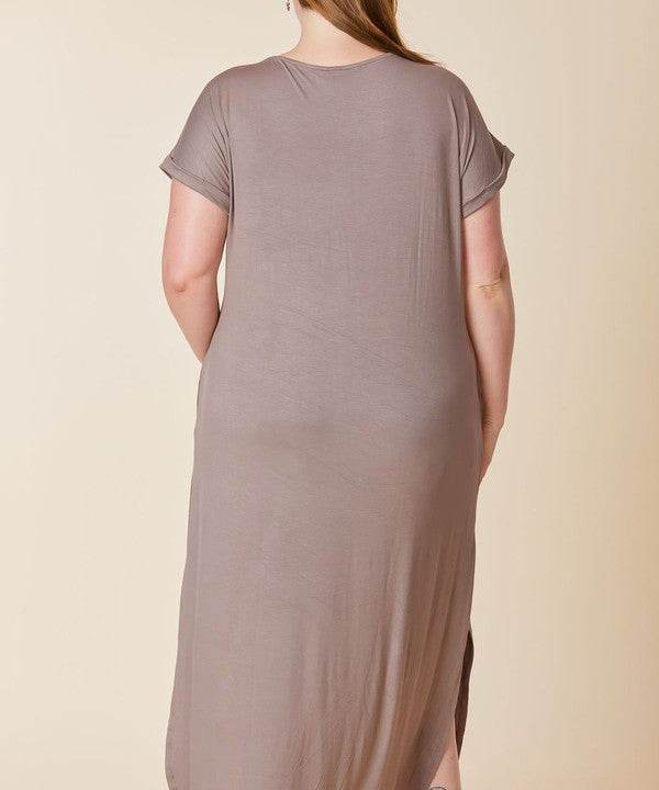 BAMBOO MAXI DRESS CURVY SIZE - Shop Style & More | Fresh Looks, Everyday Deals & Free Shipping