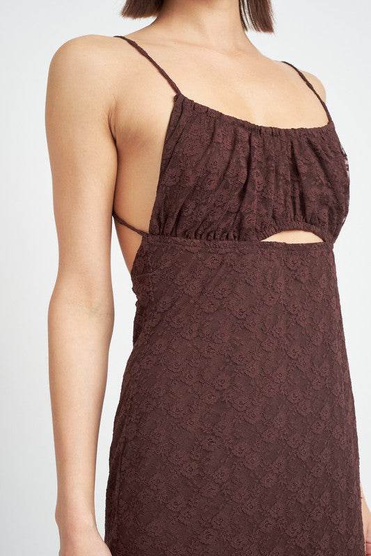 SPAGHETTI STRAP RUCHED BUST MINI DRESS - Shop Style & More | Fresh Looks, Everyday Deals & Free Shipping