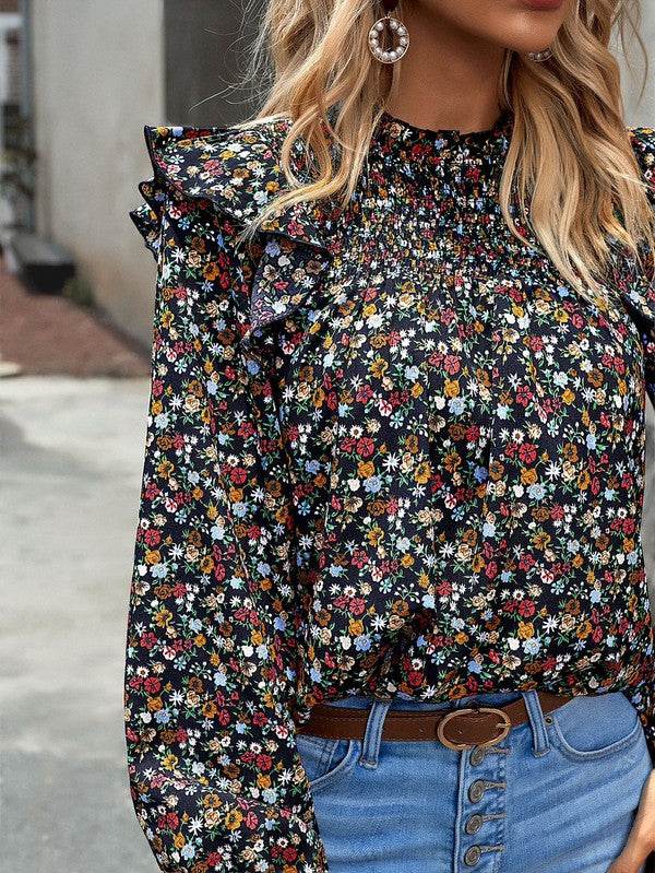 Long sleeve floral blouse - Shop Style & More | Fresh Looks, Everyday Deals & Free Shipping