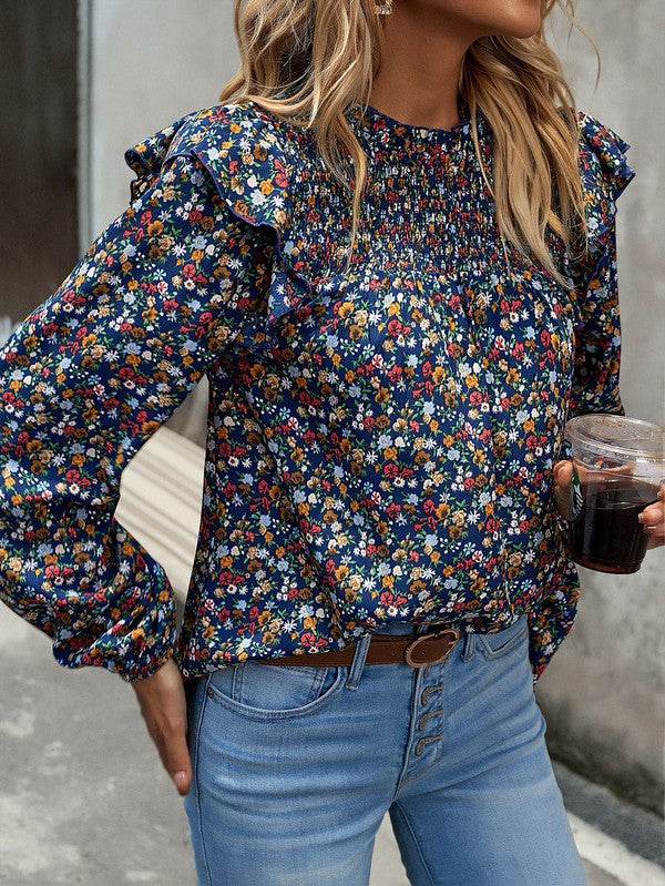 Long sleeve floral blouse - Shop Style & More | Fresh Looks, Everyday Deals & Free Shipping