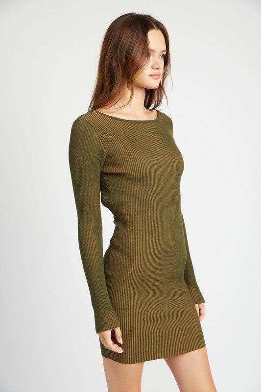 BODYCON MINI DRESS WITH OPEN BACK - Shop Style & More | Fresh Looks, Everyday Deals & Free Shipping